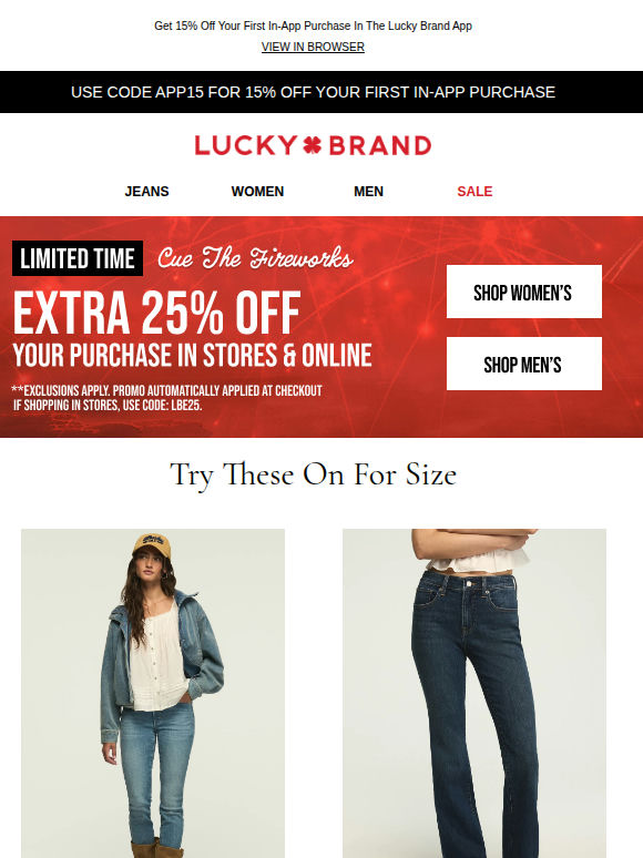 25% Off Email-Exclusive Ends Tmrw!