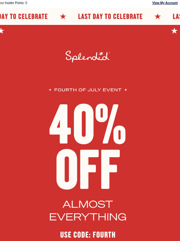 Before You Miss 40% OFF...