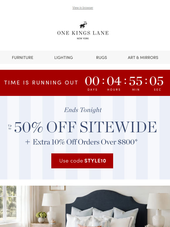🚨 Final Hours — Up to 50% Off Sitewide