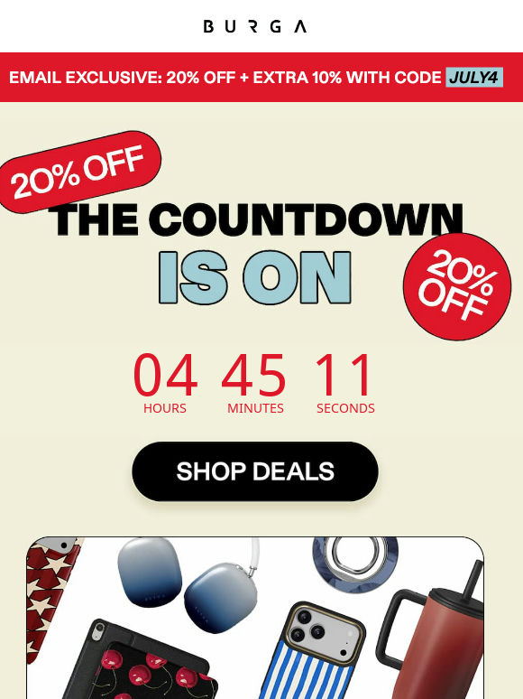 Ending Soon: Our Biggest July 4th Deals