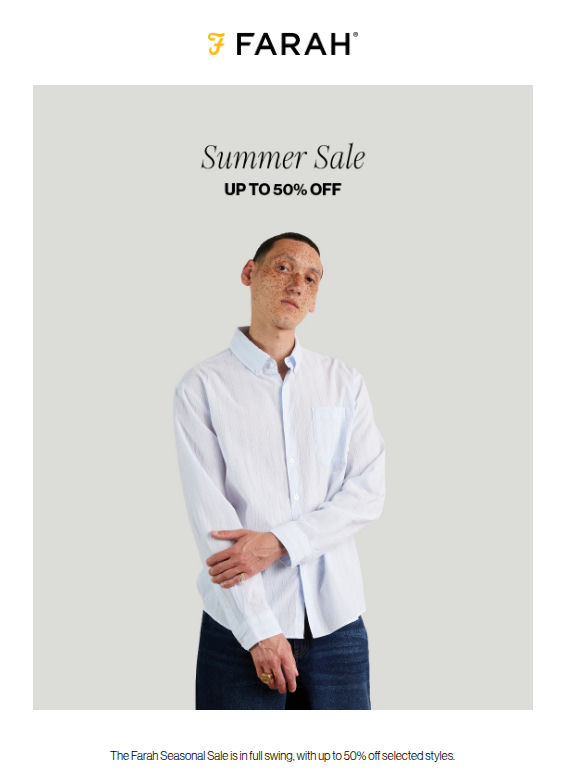 Re: The Seasonal Sale | Up to 50% Off