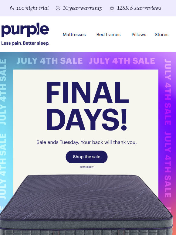 FINAL DAYS (still sorry for yelling)