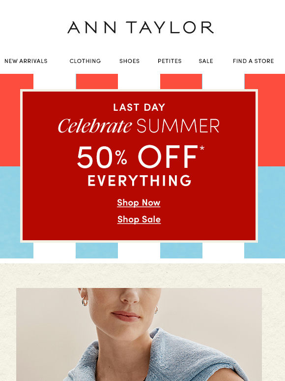 Enjoy 50% Off New, Weekend-Approved Outfits