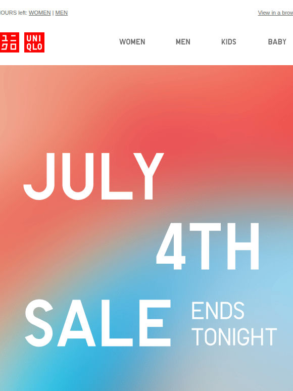Deals from $14.90 end TONIGHT