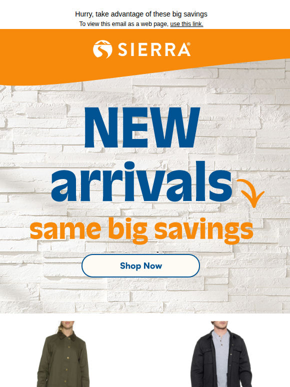 Heads-up: New arrivals are here