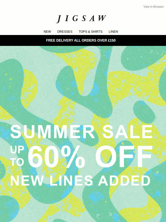 New Lines Added | Summer Sale