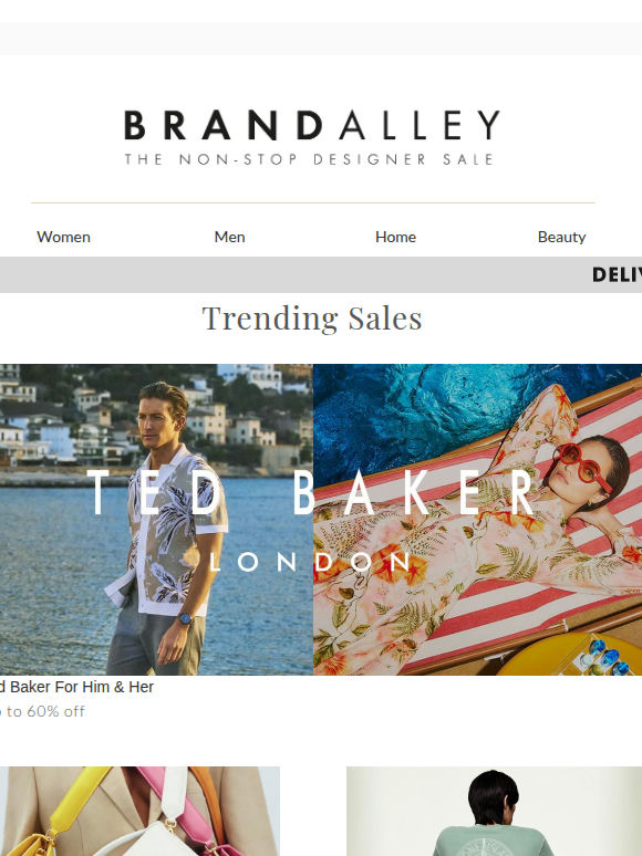 Up to 60% Off Ted Baker For Him & Her + New In Fragrance