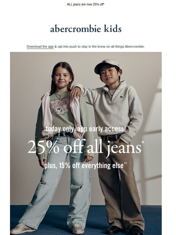 APP EARLY ACCESS | the denim event