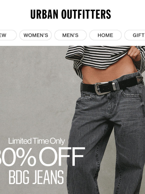 On now: 30% Off BDG Jeans :jeans: