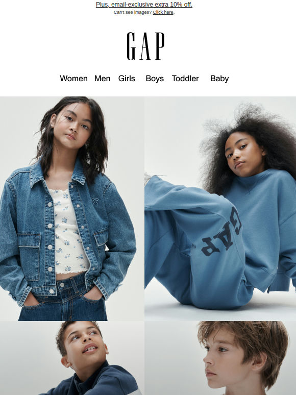 40–60% off school outfits for every grade