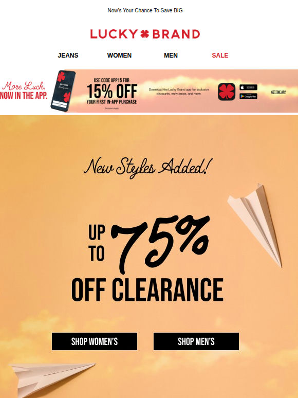 NOT A Drill: Up To 75% OFF Clearance