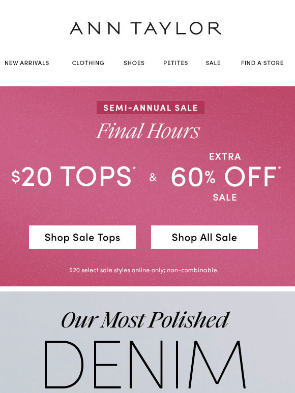 ATTN 📢 Last Call For $20 Tops