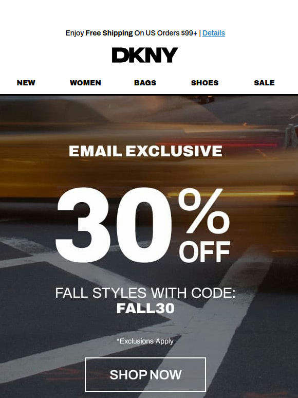 Exclusive To You: 30% Off Fall Styles