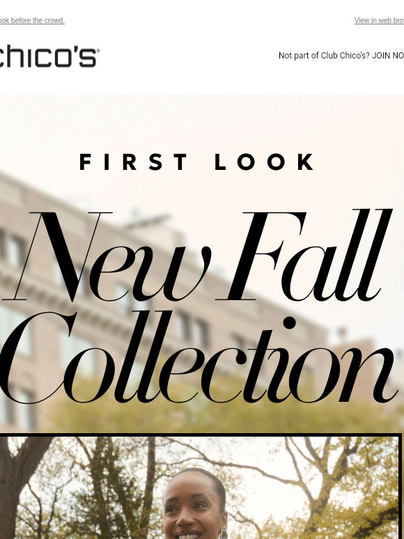 25% off the NEW fall preview