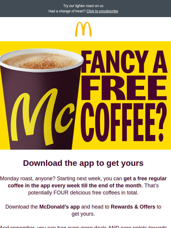 Fancy a free coffee? 🤔