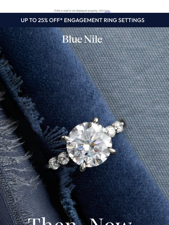 To Honor & Cherish: Select Engagement Settings Up to 25% Off*