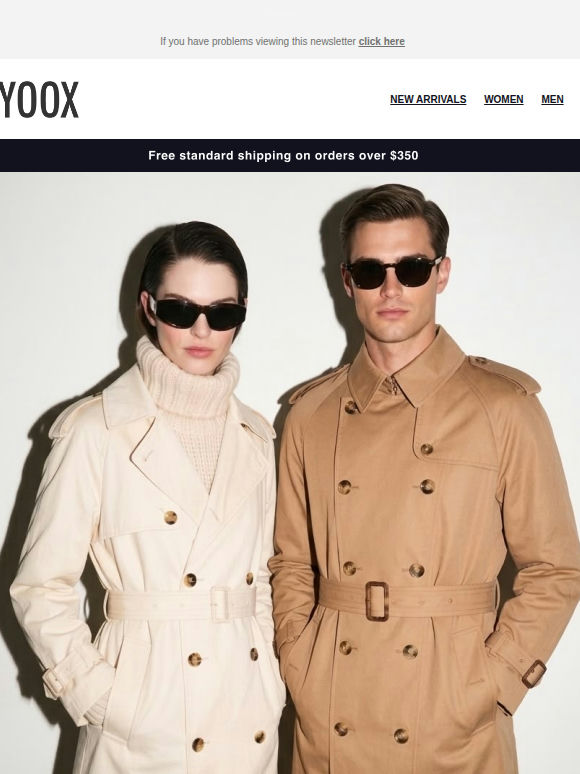 The trench coat: more iconic than the weather