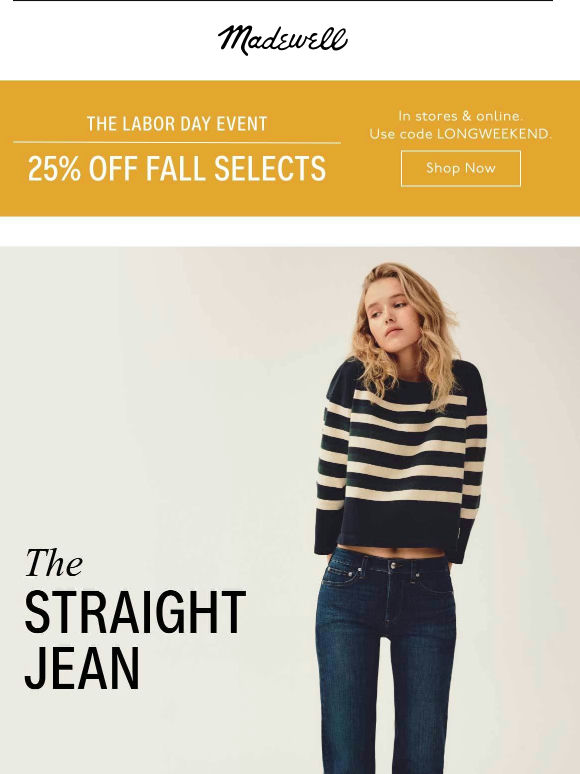 Just in: our legs-for-days jean
