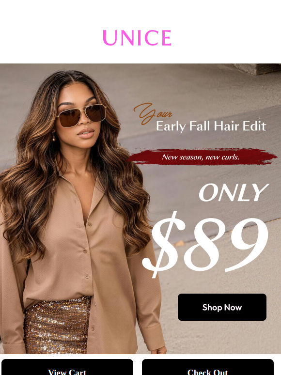 Was $127, now $89 get the reddish brown curly bye bye slip wig