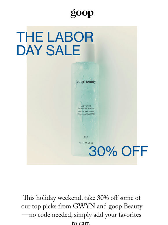 we love a good sale