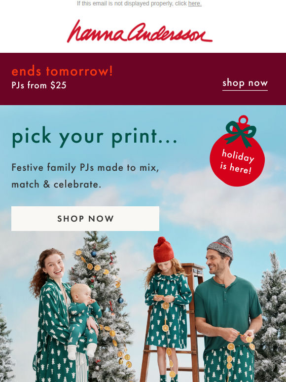 One More Day For PJs From $25 🎁