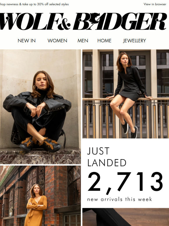 New Month, New Arrivals