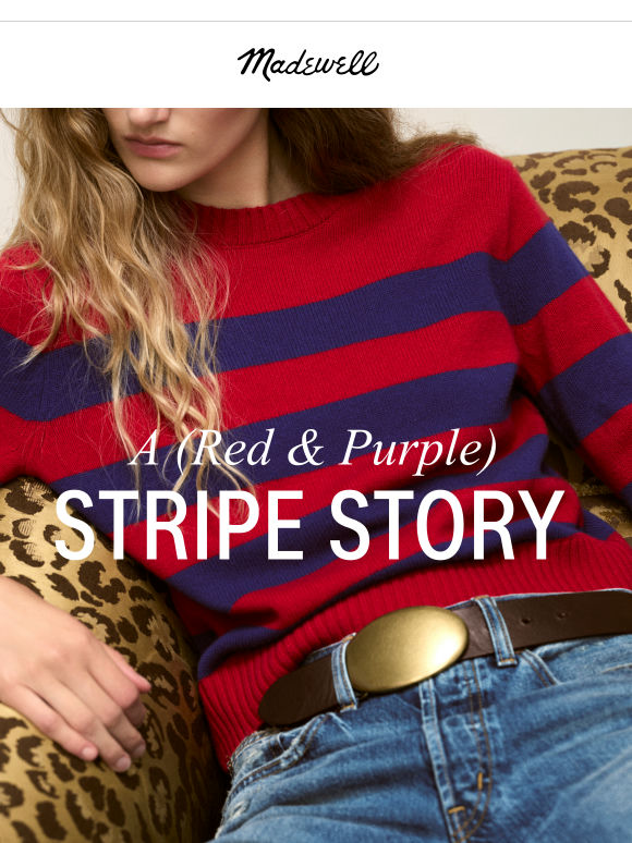 A (red & purple) stripe story