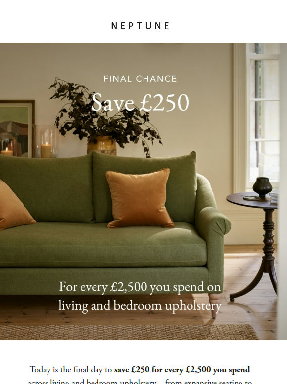 Offer ends today