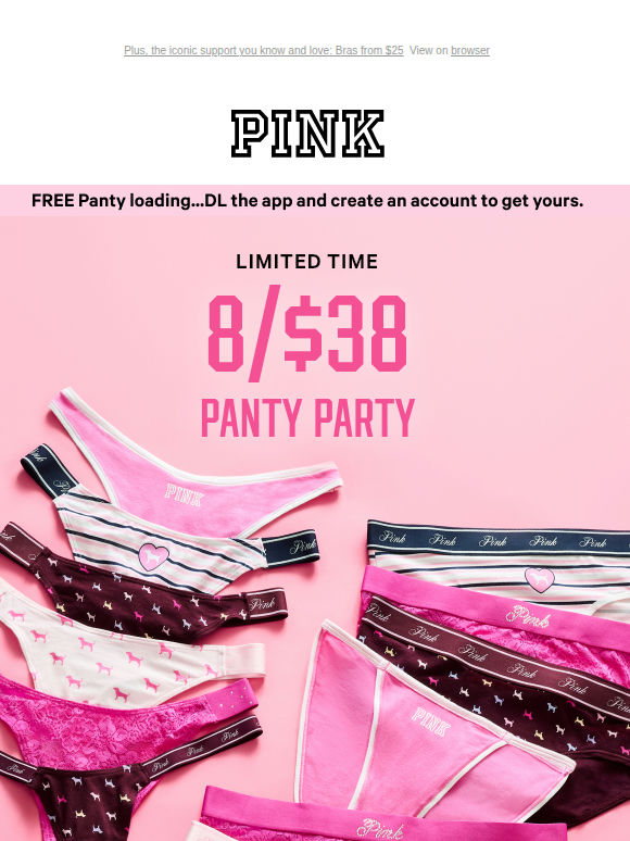 Top-Drawer Glow-Up: 8/$38 Panties
