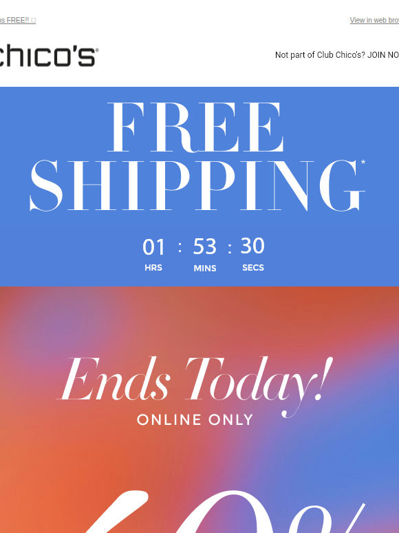 ENDS TODAY! 40% off EVERYTHING + BEST DEALS OF THE SEASON