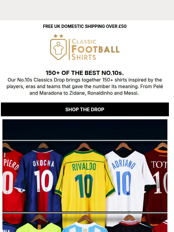 JUST DROPPED: 150+ Of the greatest No.10s 👀