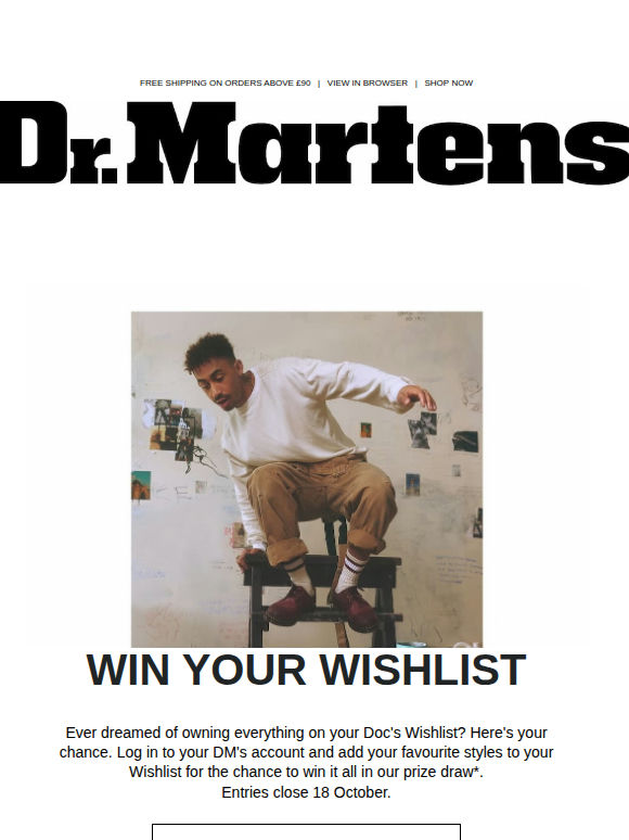 Win your DM’s wishlist