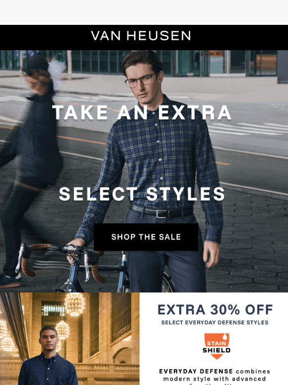 EXTRA 30% OFF select styles 🏃