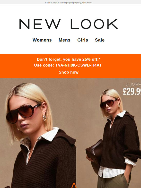 Shop new knits, jackets, accessories & more!