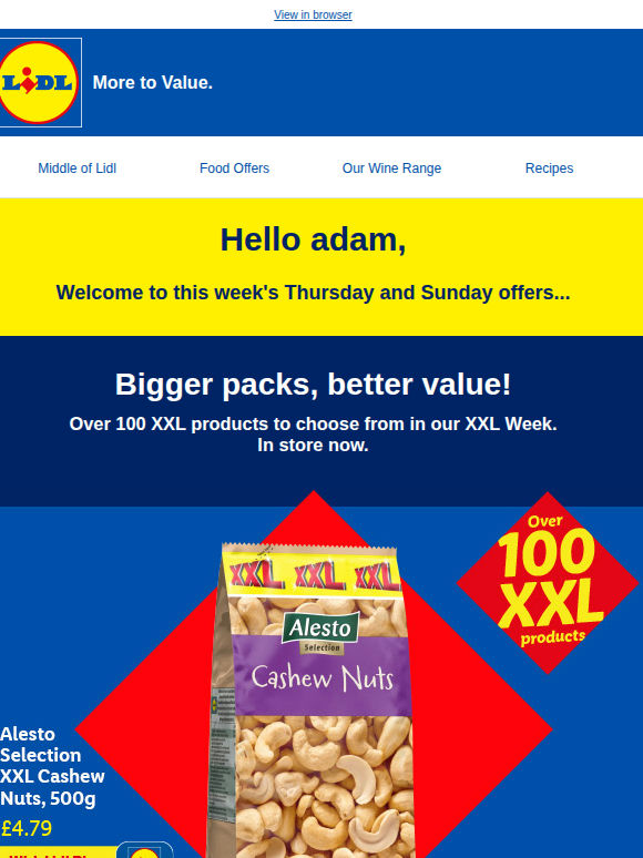 Bigger packs, better value, it's XXL Week 💪