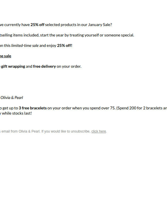 Start the Year with 25% Off + Free Gifts