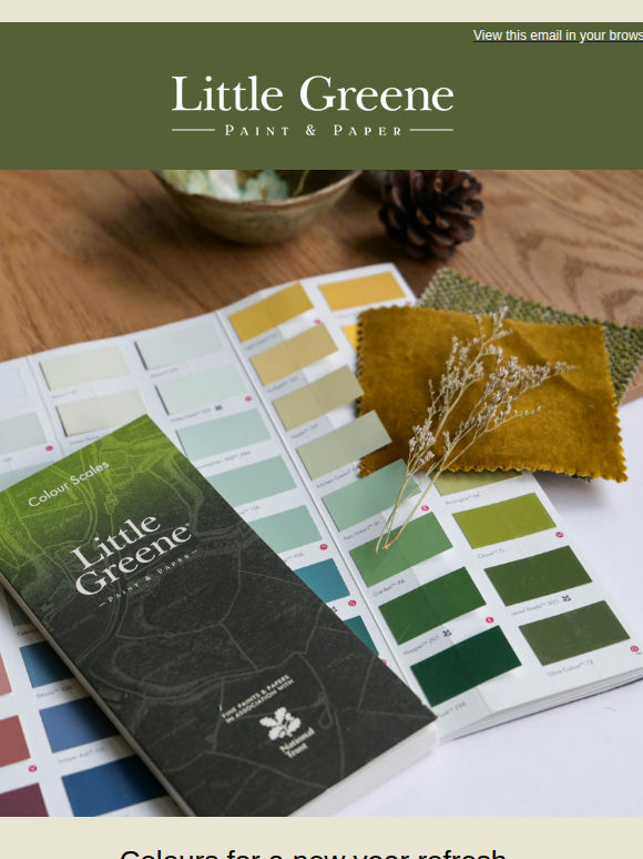 Colours for a new year refresh...