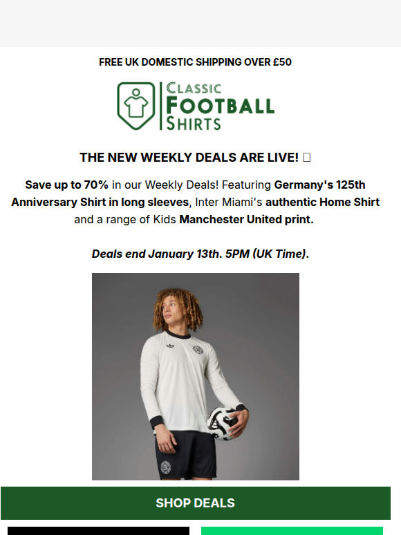 WEEKLY DEALS: Up to 70% off 💥