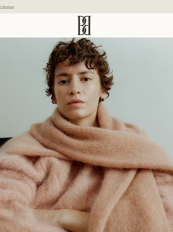 Embrace the season in soft knits