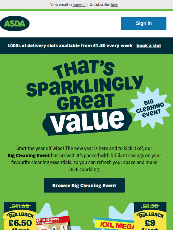 The Big Cleaning Event has landed 🫧