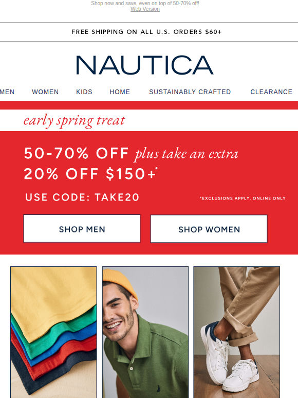 HURRY! Extra 20% off $150+ won’t last forever