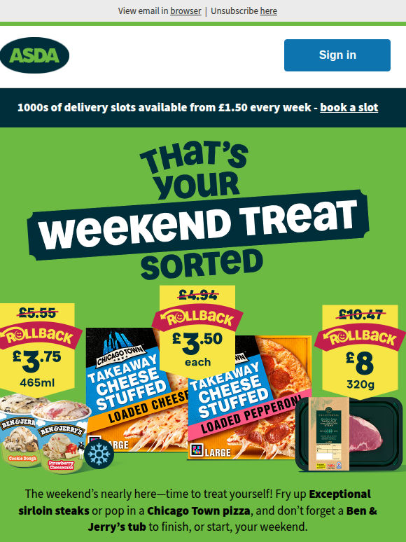 Adam, your weekend starts here…