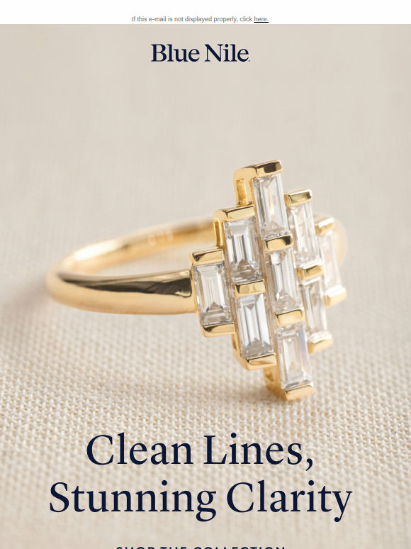 Art Deco Baguette Diamond Collection