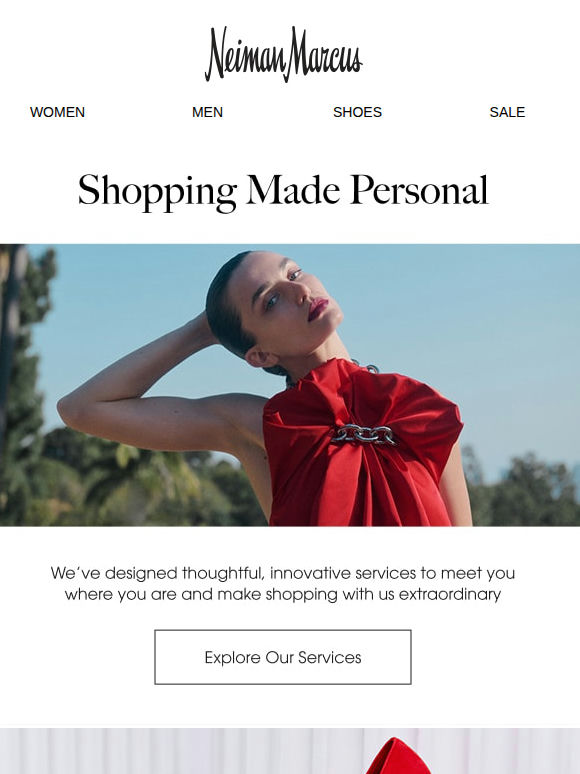 Experience services designed around you