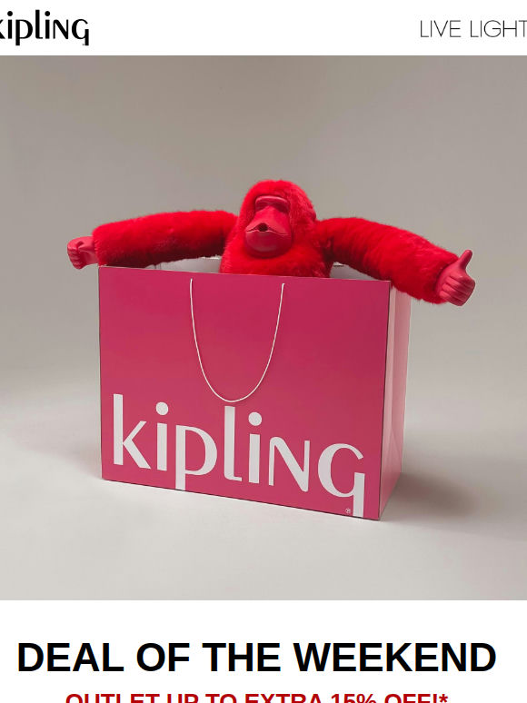 Deal of the Weekend 💫 Outlet up to extra 15% off