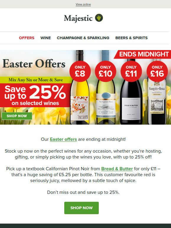 Hurry, offers ending at midnight!