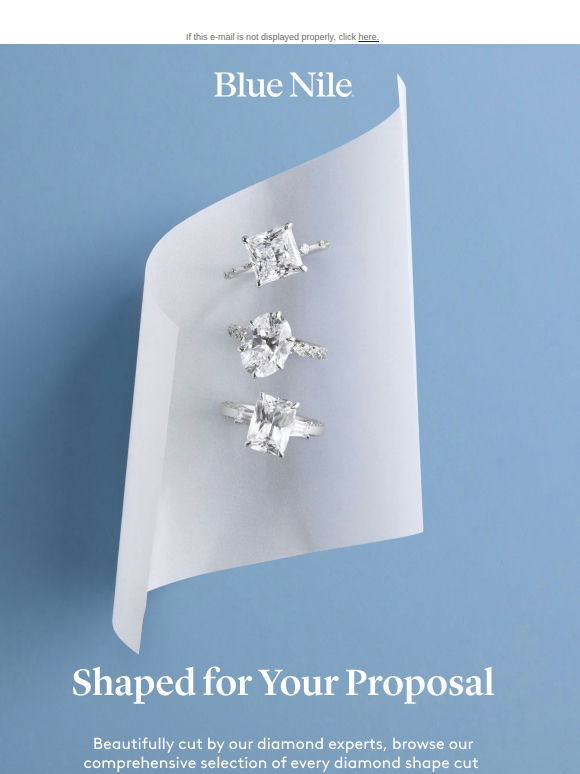 Shaped For Your Timeless Proposal