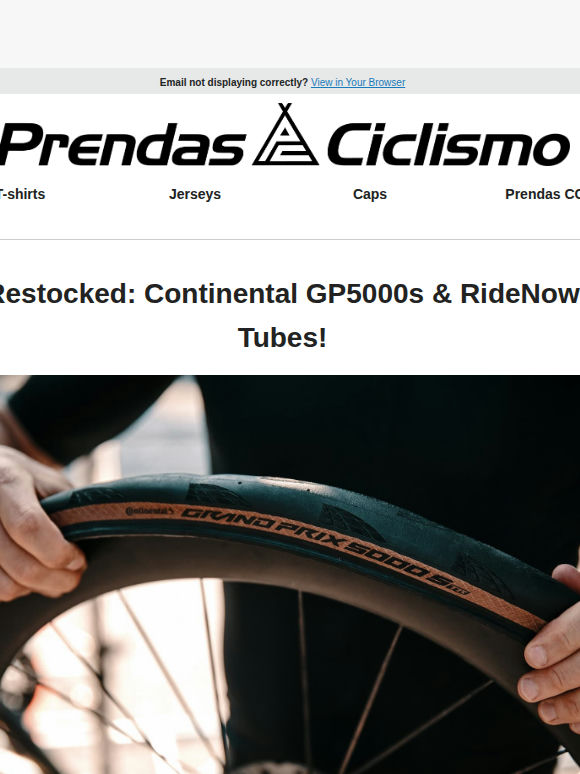 Restocked Conti Tyres, Tubes & £20 off Airsprint Jerseys!