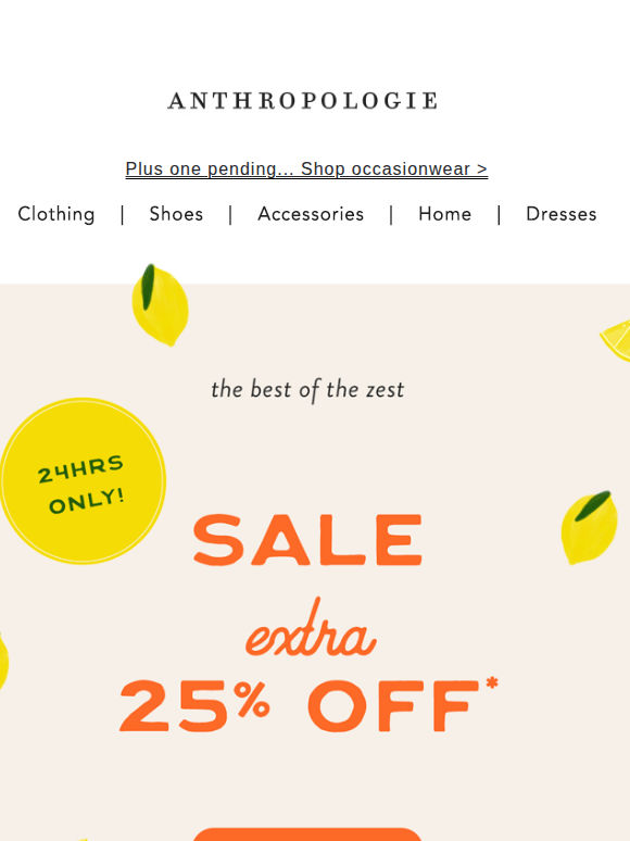 Today Only: Extra 25% Off Sale