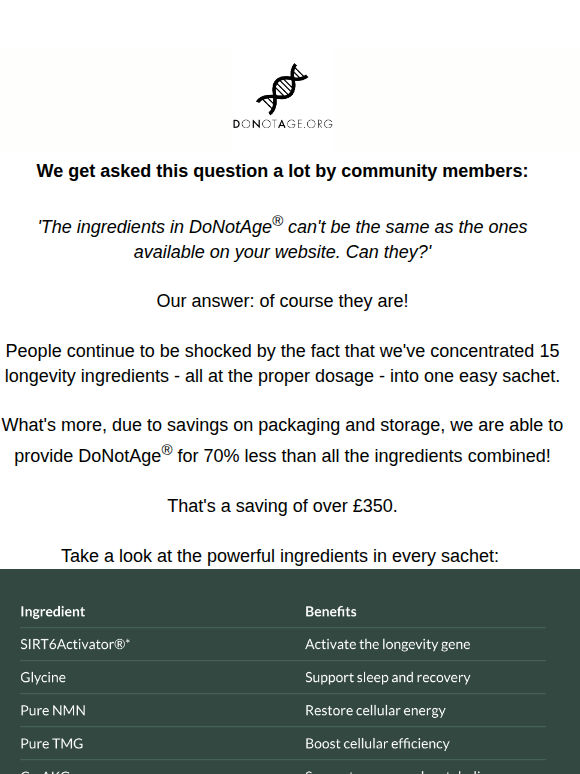 Are They Really The Same Ingredients? 🧬